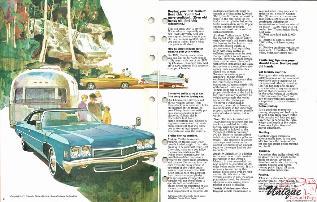 1972 Chevrolet Trailering Guide Page 6